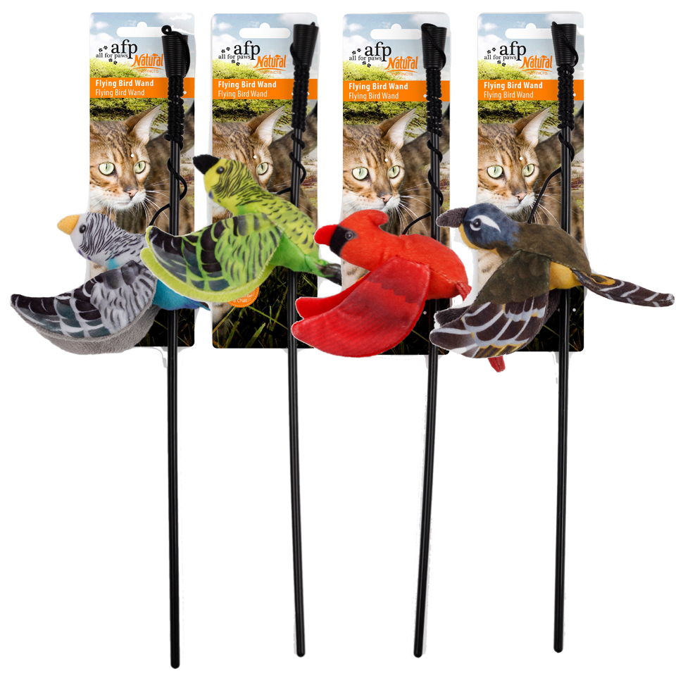 Kattenhengel met Vogel en Catnip – AFP Natural Instincts Bird Wand Katzenangel mit Vogel und Catnip – AFP Natural Instincts Bird Wand