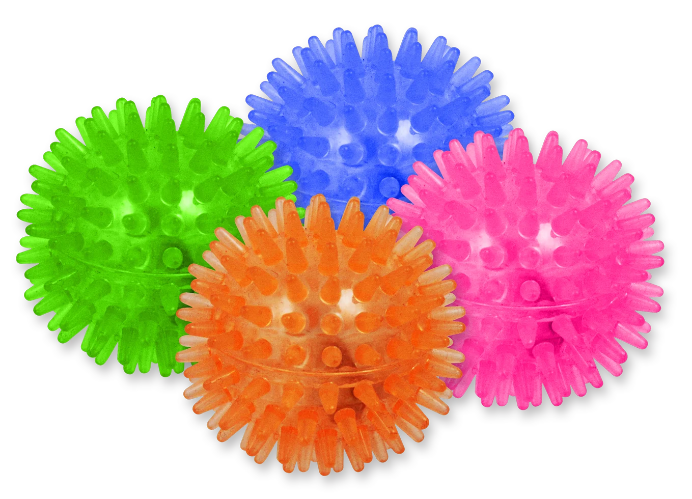 Katzenball aus Gummi, blinkt bei Bewegung, 5 cm – AFP Modern Cat Flash Ball – Bild 2