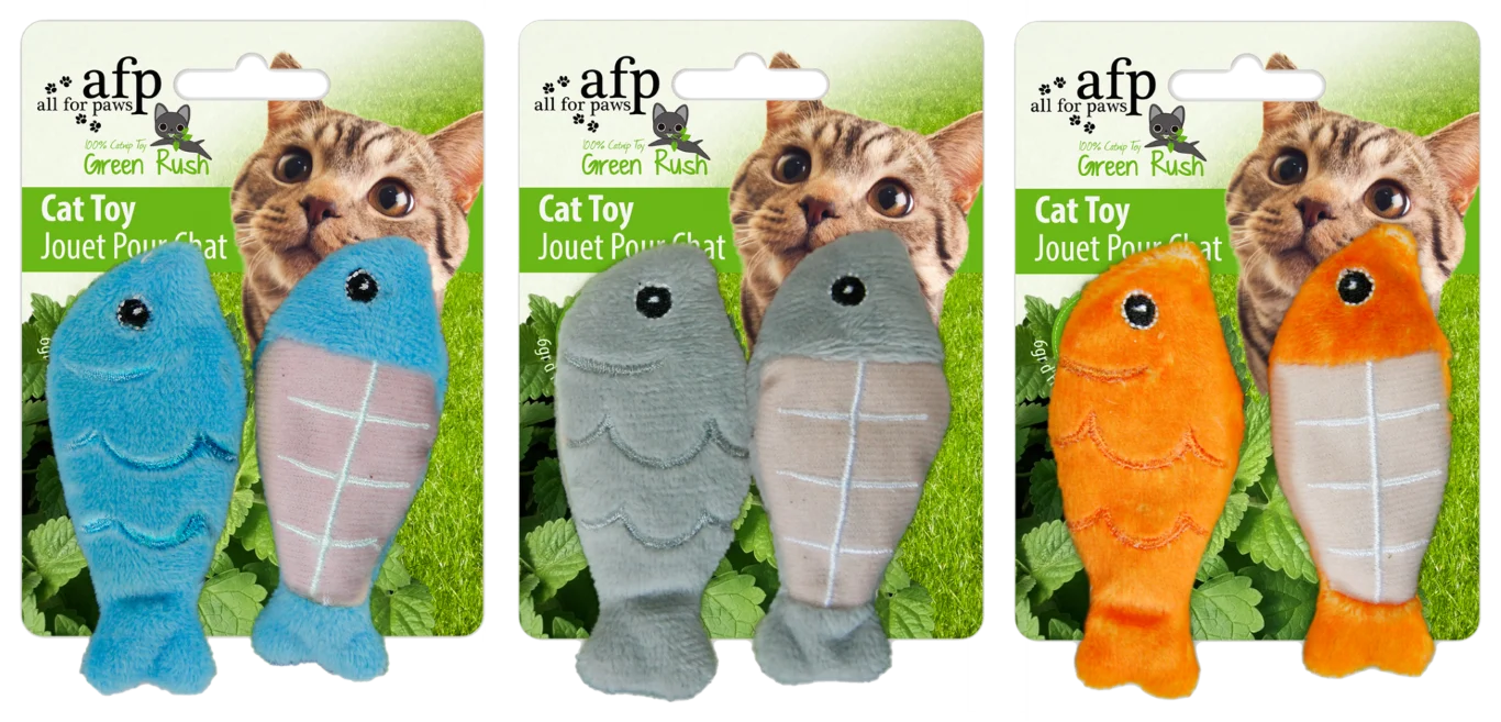 Katzenspielzeug mit 6 g Katzenminze – AFP Green Rush - Catch of the Day – Bild 1