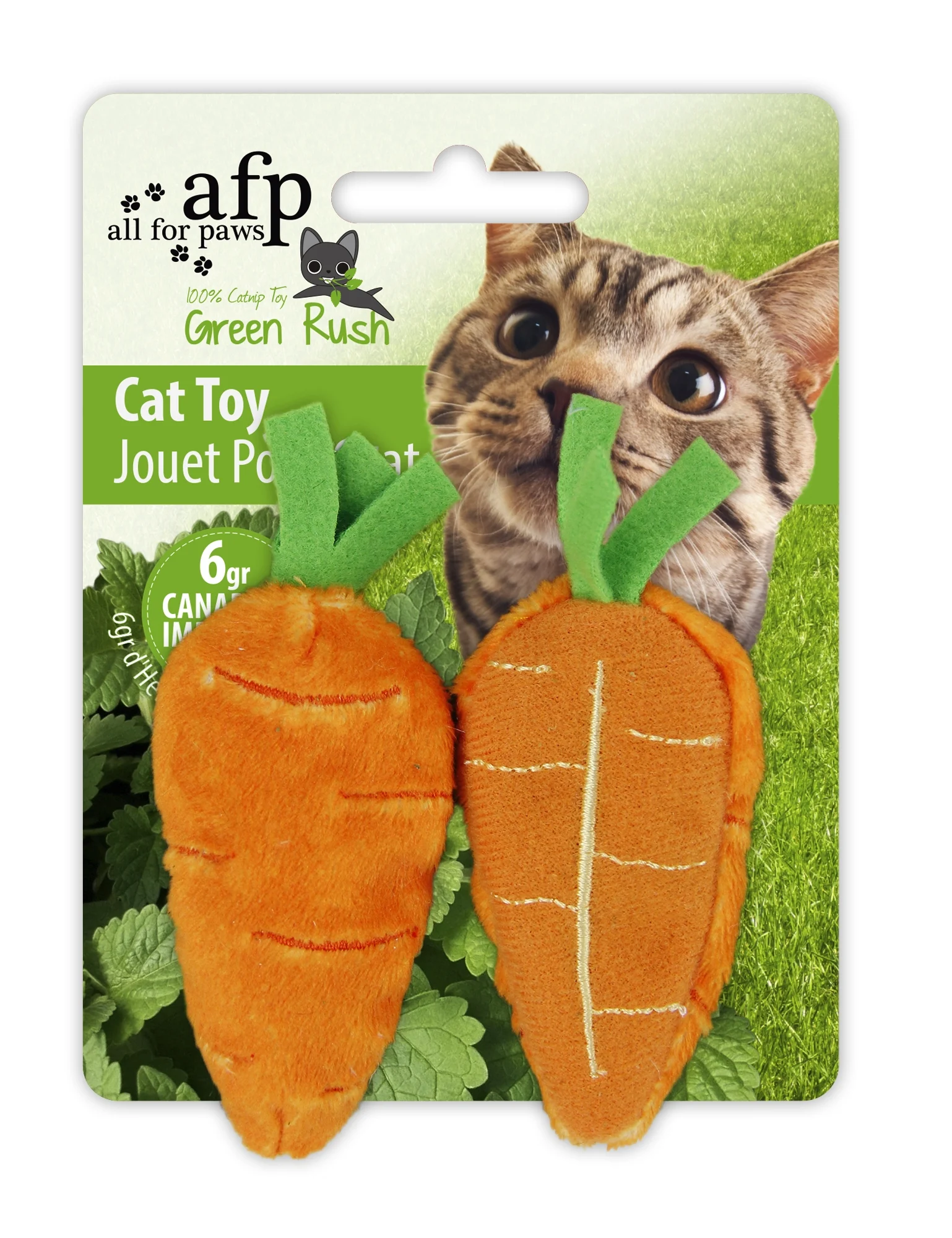 Katzenspielzeug mit 6 g Katzenminze, sortiert – AFP Green Rush - All Natural – Bild 2