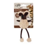 Spielmaus mit Katzenminze und knisterndem Kunststoff, 16 cm – AFP Lambswool Mouse Dangler – Bild 5
