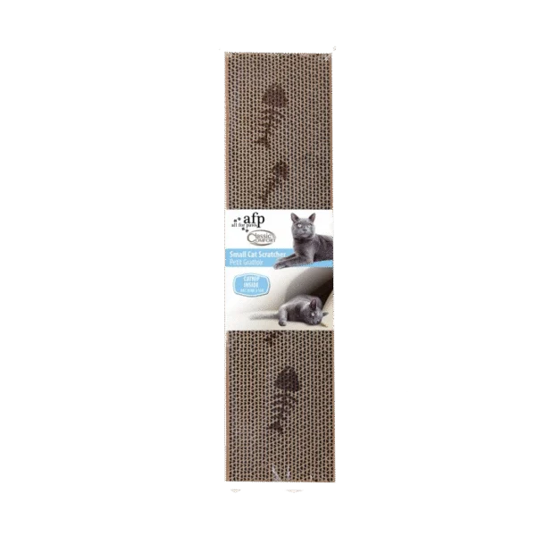 Kratzbrett aus Karton mit Katzenminze, Größe S – AFP Classic Comfort - Cat Scratcher S
