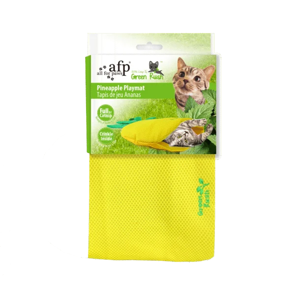 Katzenspielmatte in Ananasform mit Katzenminze – AFP Green Rush - Play Mat Ananas