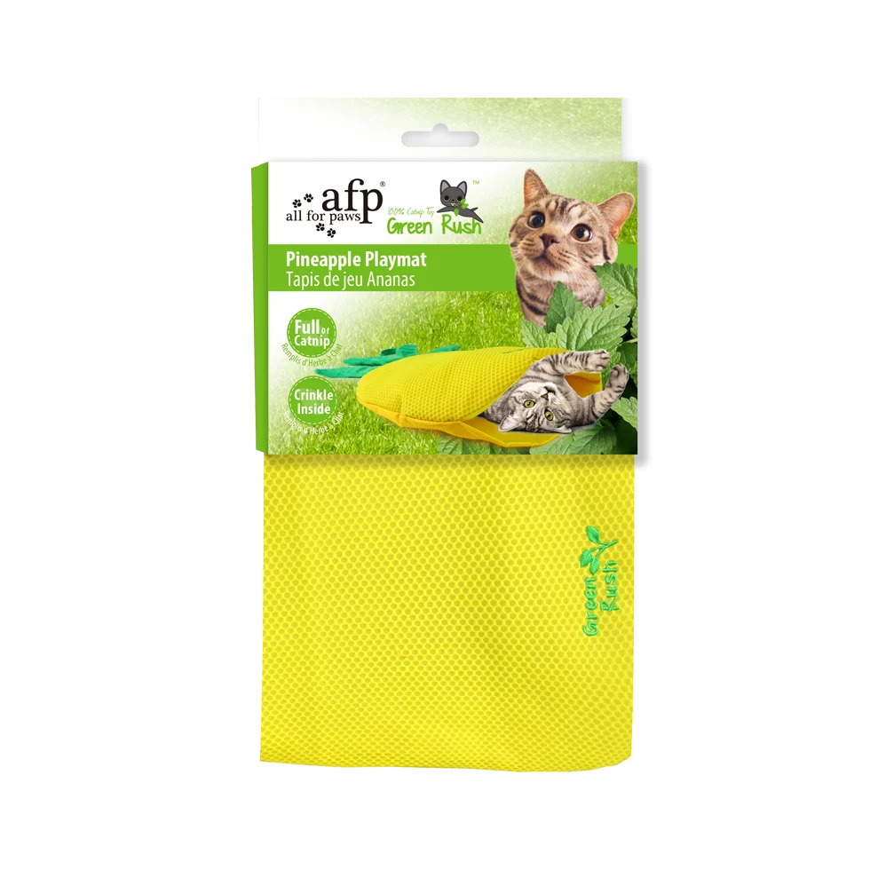 AFPK02446.png Katzenspielmatte in Ananasform mit Katzenminze – AFP Green Rush - Play Mat Ananas – Bild 1