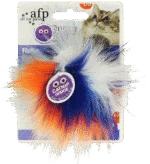 Katzenball mit Katzenminze, Ø 5 cm, Orange – AFP Furry Ball - Fluffy Ball