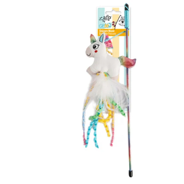 Katzenangel mit Einhorn und Katzenminze – AFP Catoon Unicorn Wand