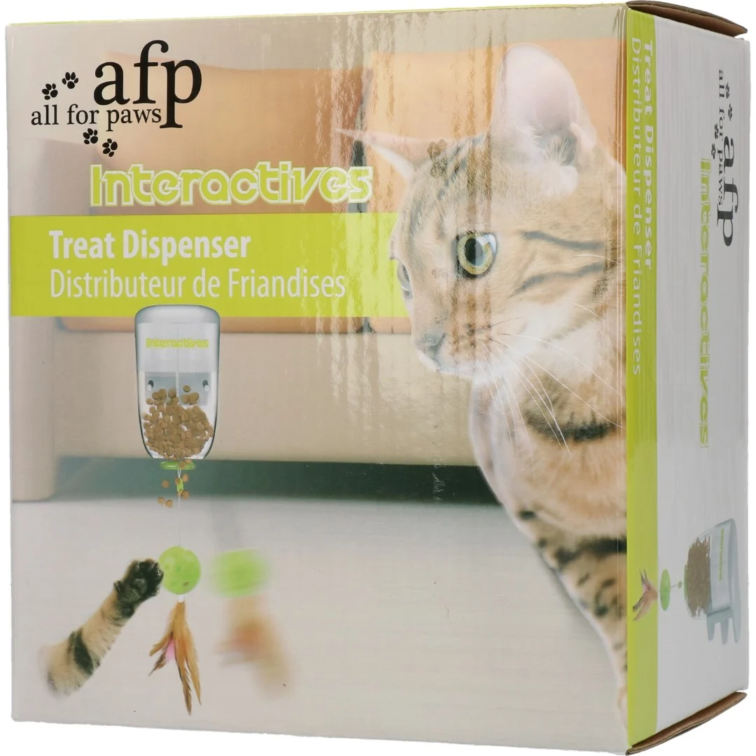 Belohnungsspender für Katzen mit Feder, 45 x 6,5 x 9,5 cm – AFP Interactives - Treat Dispenser – Bild 6