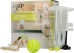 Belohnungsspender für Katzen mit Feder, 45 x 6,5 x 9,5 cm – AFP Interactives - Treat Dispenser
