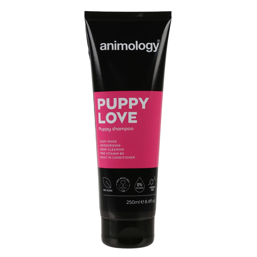 ANIM5010.png Welpen Shampoo für empfindliche Haut, 250 ml – Animology Puppy Love – Bild 1