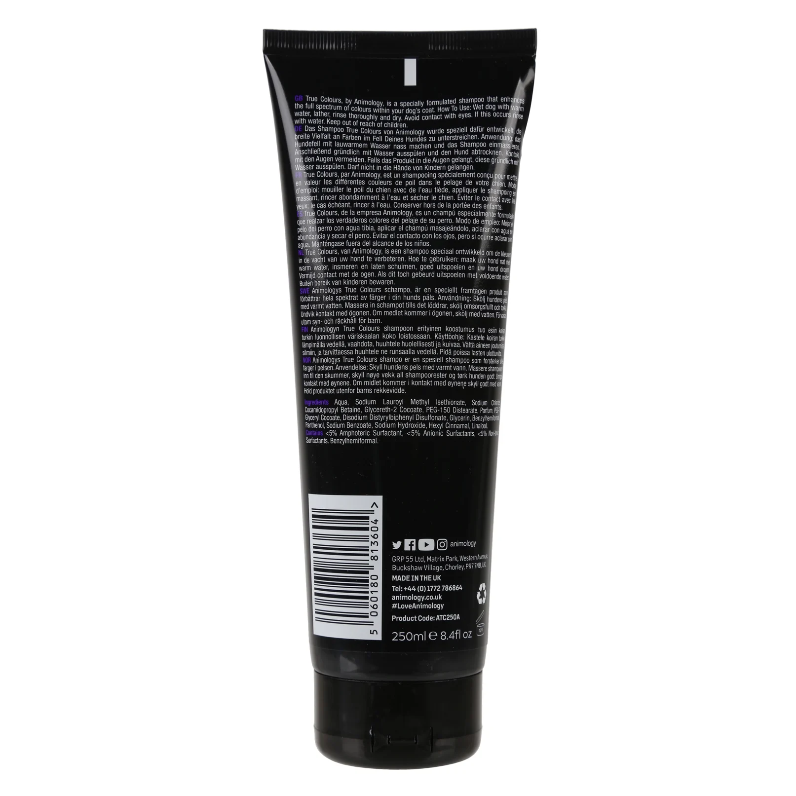 Hundeshampoo zur Farbauffrischung, 250 ml – Animology True Colours – Bild 2
