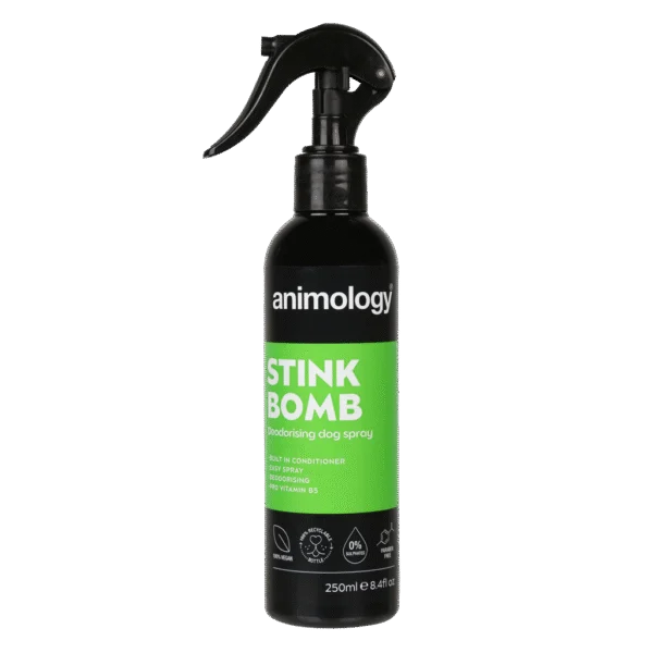Fellspray für Hunde gegen Gerüche, 250 ml – Animology Stink Bomb Deodorising Dog Spray