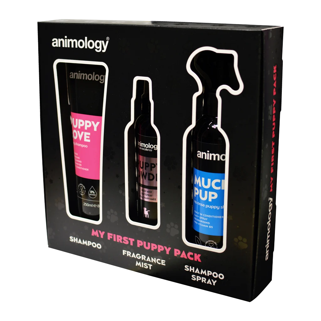Welpenpflegeset mit Shampoo, Body Mist und Shampoospray, 3 Produkte – Animology My First Puppy Pack – Bild 2