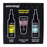 Pflegeset für Hundeohren, Augen, Pfotenballen und Nase, 3 Produkte – Animology Grooming Good Set