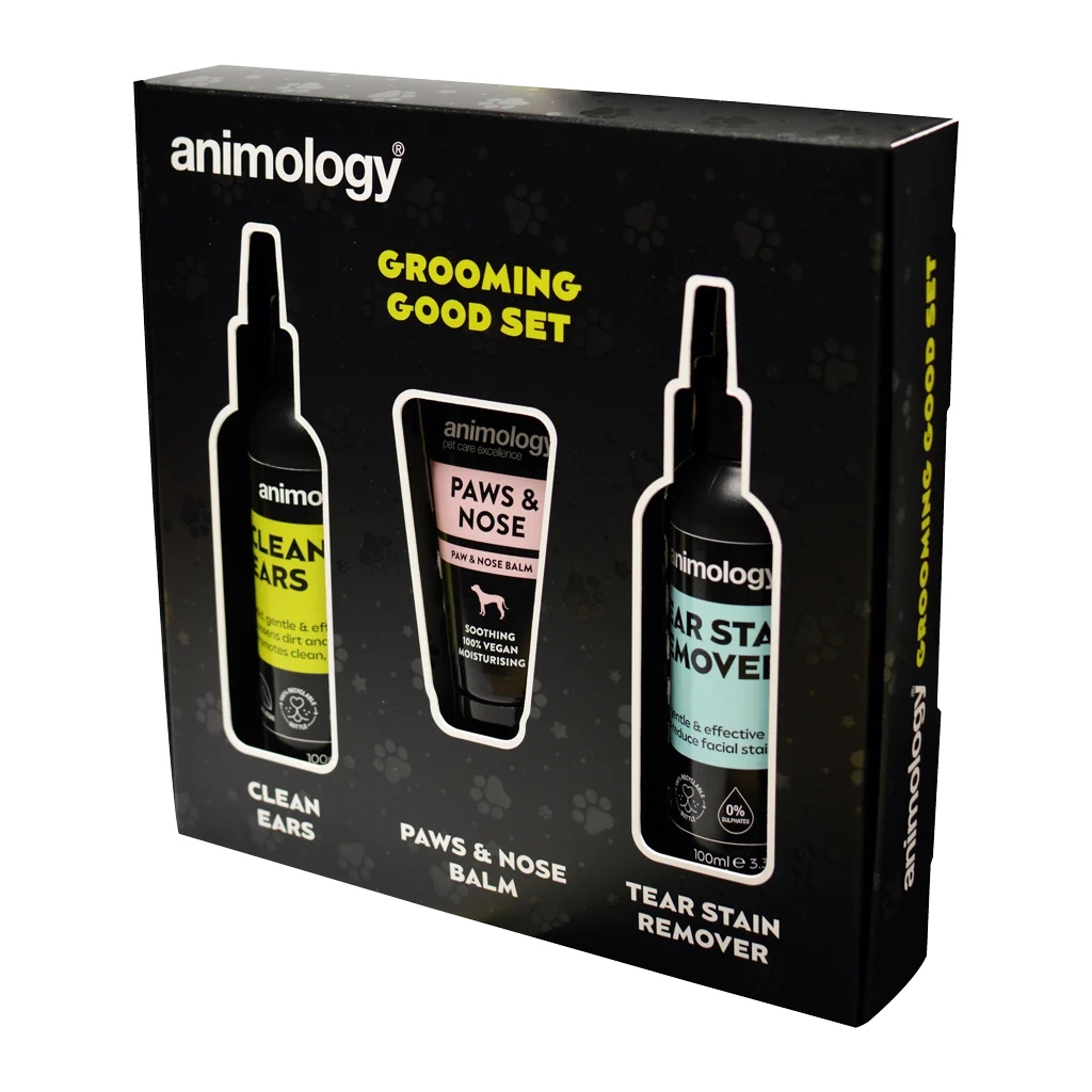 Pflegeset für Hundeohren, Augen, Pfotenballen und Nase, 3 Produkte – Animology Grooming Good Set – Bild 2