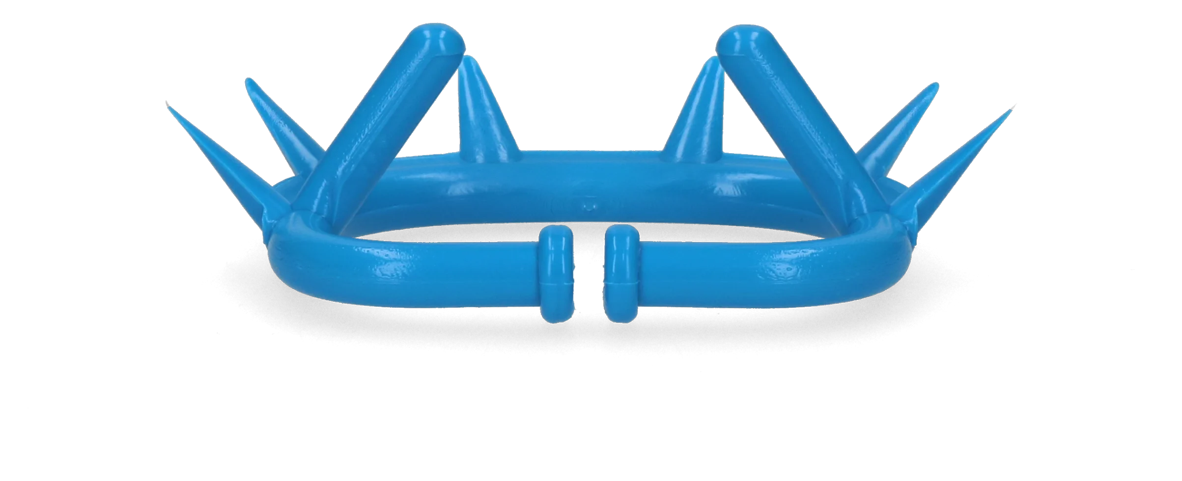 Saugentwöhnungsring aus Kunststoff für Rinder, Blau – Bild 3