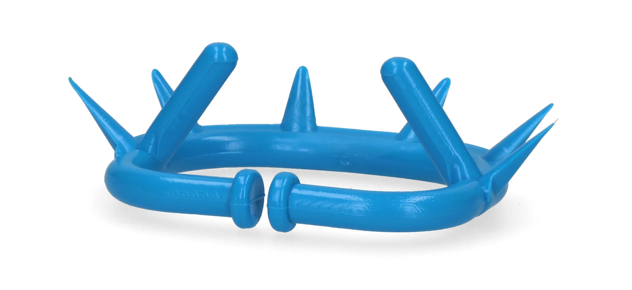 Saugentwöhnungsring aus Kunststoff für Rinder, Blau – Bild 1