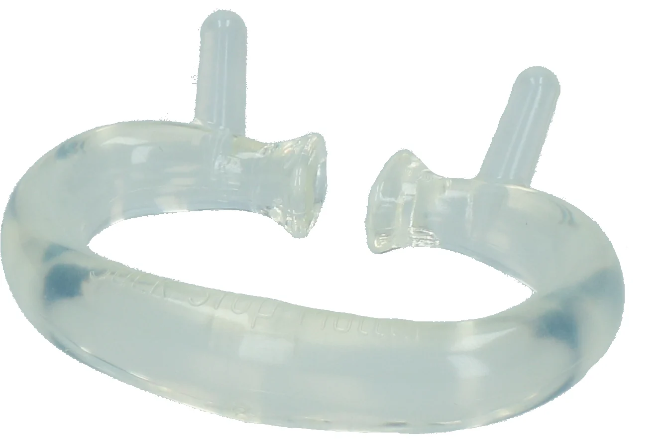 Saugstopp Ring für Kälber und Jungvieh, transparent, SuckStop S/M – Bild 3