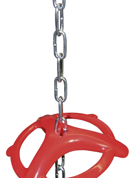 Beißring für Schweine mit Aufhängekette, 18 cm