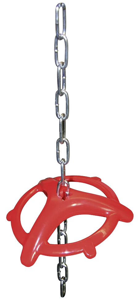 Beißring für Schweine mit Aufhängekette, 18 cm