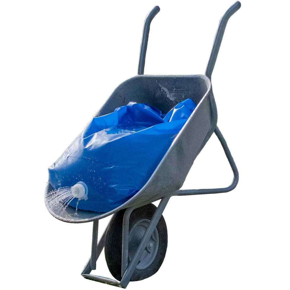 Wassertransportbeutel, faltbar, 80 l – Hofman Animal Care AquaTrans – Bild 2