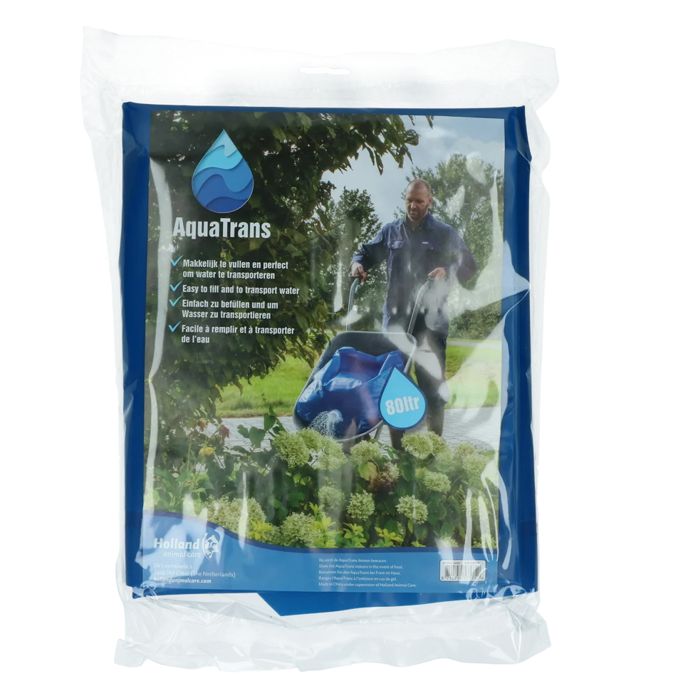 AQUA00014.png Wassertransportbeutel, faltbar, 80 l – Hofman Animal Care AquaTrans – Bild 1