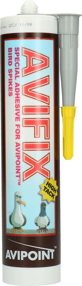 Klebedichtstoff für Vogelspitzenleisten Grau, 290 ml – Avipoint Avifix – Bild 1