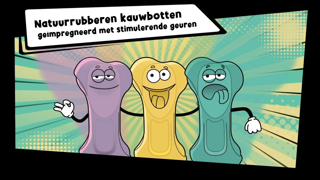 Kauknochen aus Gummi mit Lavendelduft – Moodies El Tranquilo – Bild 5
