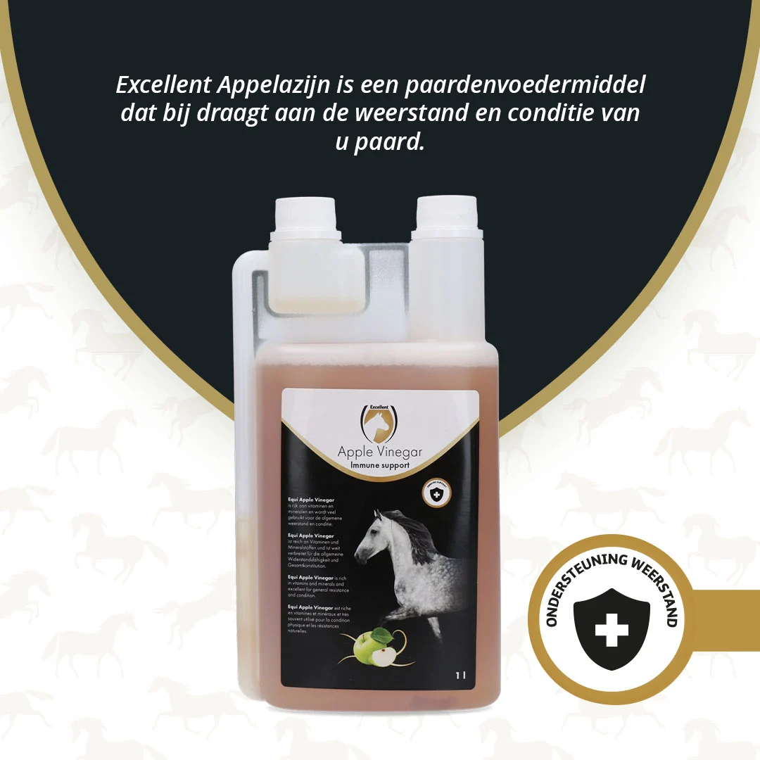 Apfelessig für Pferde, 1 l – Excellent Horse Apple Vinegar – Bild 2