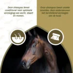 Pferdeshampoo für glänzendes Fell, 500 ml – Excellent Horse Hi Gloss Shampoo Rose – Bild 2