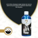 Pferdeshampoo für Fellfarbe und Glanz, 500 ml – Excellent Horse Hi Gloss Shampoo White – Bild 2