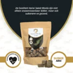 Pferdeleckerlis Eukalyptus, zuckerarm, 1 kg – Excellent Horse Sweet Blocks – Bild 2