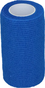 Selbsthaftende Bandage für Beine und Hufe, 10 cm, Blau – Excellent Bandage Animal Profi