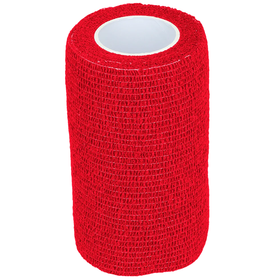 Selbsthaftende Bandage für Beine und Hufe, 10 cm, Rot – Excellent Bandage Animal Profi – Bild 1