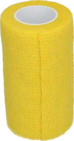 Selbstklebende Bandage für Beine und Hufe, 10 cm, Gelb – Excellent Bandage Animal Profi