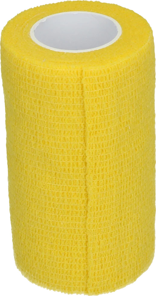 BAND0000NB.png Selbstklebende Bandage für Beine und Hufe, 10 cm, Gelb – Excellent Bandage Animal Profi – Bild 1