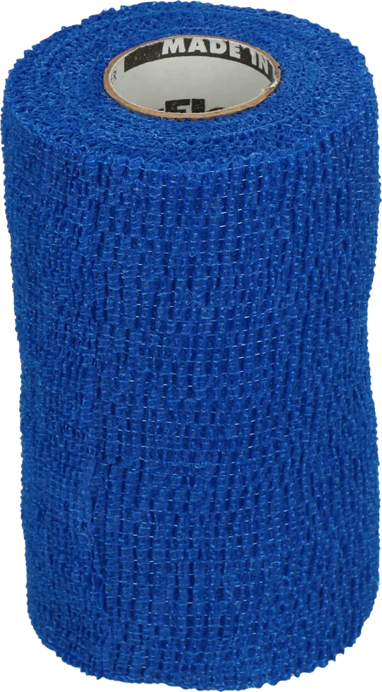 Pferdeverband, Blau, 10 cm breit und 4,5 m lang – Andover Healthcare PowerFlex – Bild 3