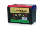 Weidezaunbatterie 9 V, 55 Ah, 11,5 x 16,5 x 11,2 cm – ZoneGuard EG super
