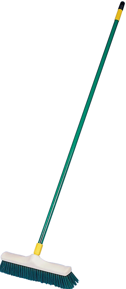Stallbesen mit grünen Borsten, 40 cm breit – Hofman Animal Care Dura – Bild 1