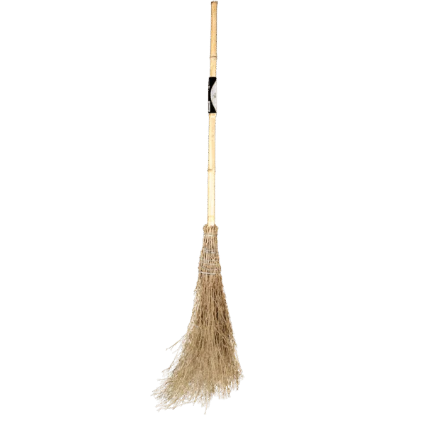 Reisigbesen mit Bambusstiel und Birkenzweigen, 180 cm – Excellent Horse Bamboo Reisigbesen