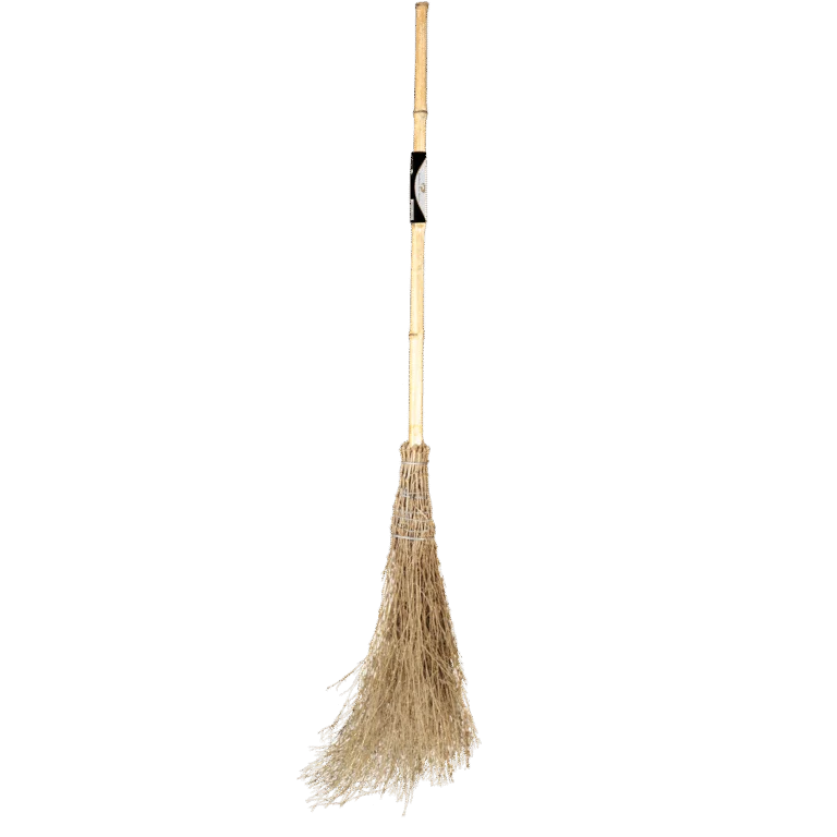 Reisigbesen mit Bambusstiel und Birkenzweigen, 180 cm – Excellent Horse Bamboo Reisigbesen