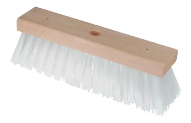 Wasserbesen mit weißen Kunststoffborsten, 35 cm – Bürsten Walter Perlon – Bild 1