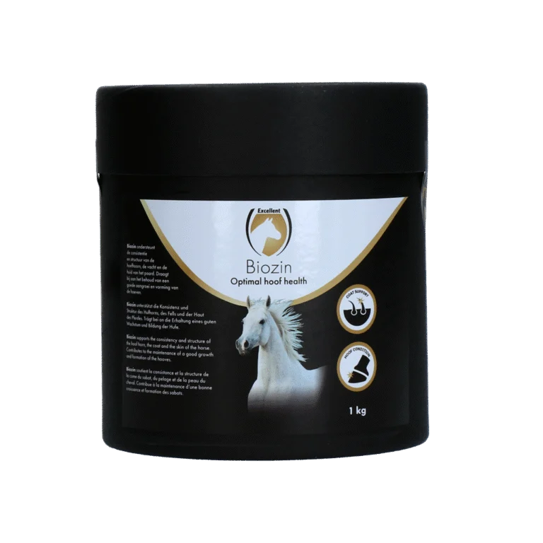 Biotinsupplement für Pferdehufe mit Apfelgeschmack, 1 kg – Excellent Horse Biozin