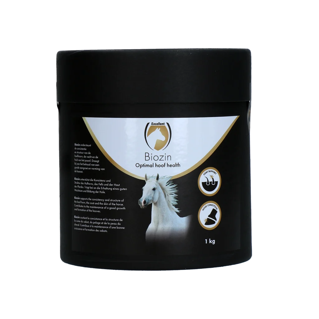 Biotinsupplement für Pferdehufe mit Apfelgeschmack, 1 kg – Excellent Horse Biozin – Bild 1