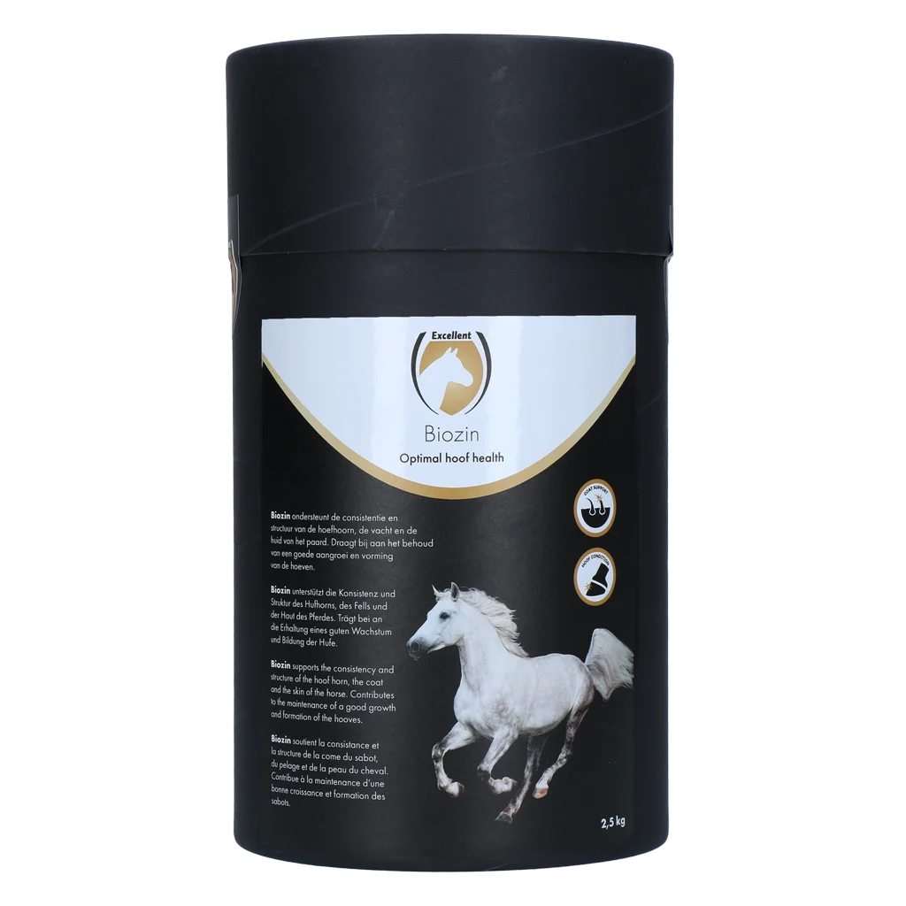 BIOZ2500E.png Biotinfutter für Pferdehufe mit Apfelgeschmack, 2,5 kg – Excellent Horse Biozin – Bild 1