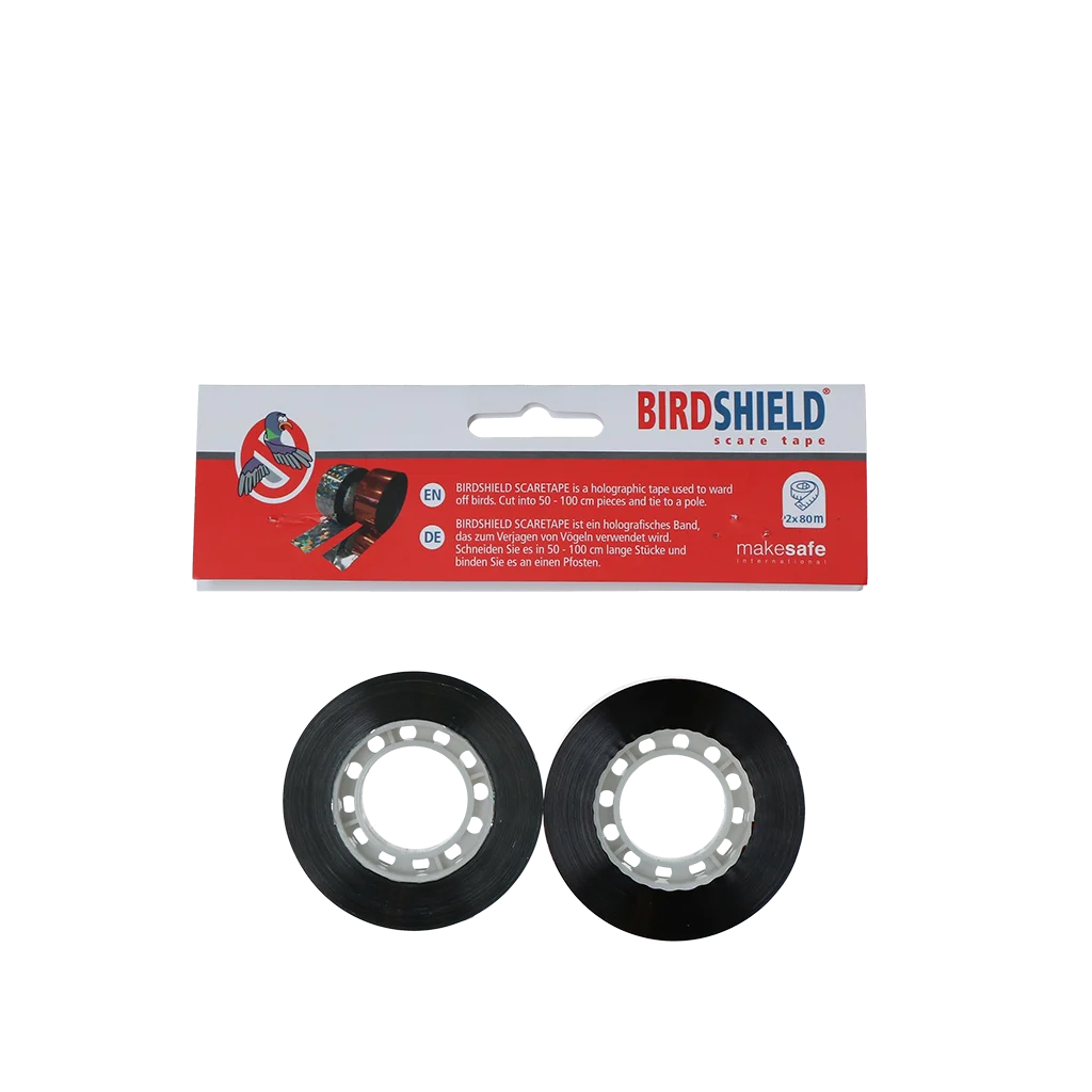 Reflektierendes Vogelabwehrband, 2 Rollen à 80 m – Birdshield Scare Tape – Bild 4