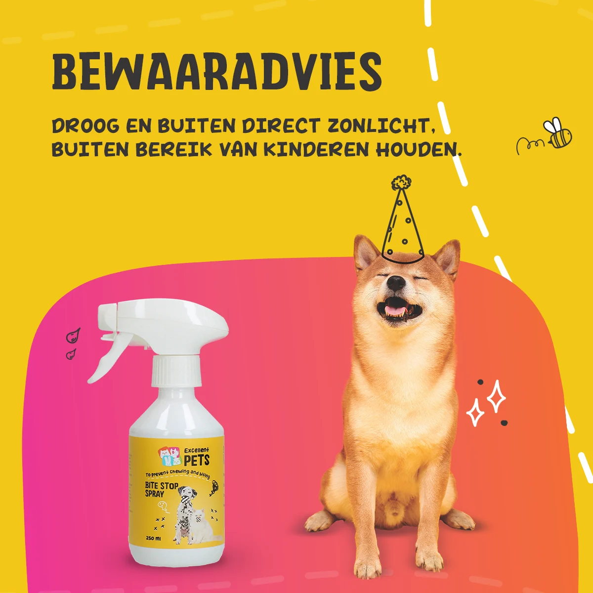 Anti Knabber Spray für Hunde und Katzen mit Bitterstoff, 250 ml – Excellent Pets Bite Stop Spray – Bild 6