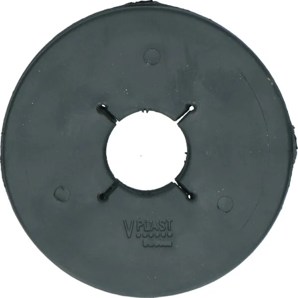 Trensenscheiben aus TPE 90 mm Schwarz, 2 Stück – Vplast