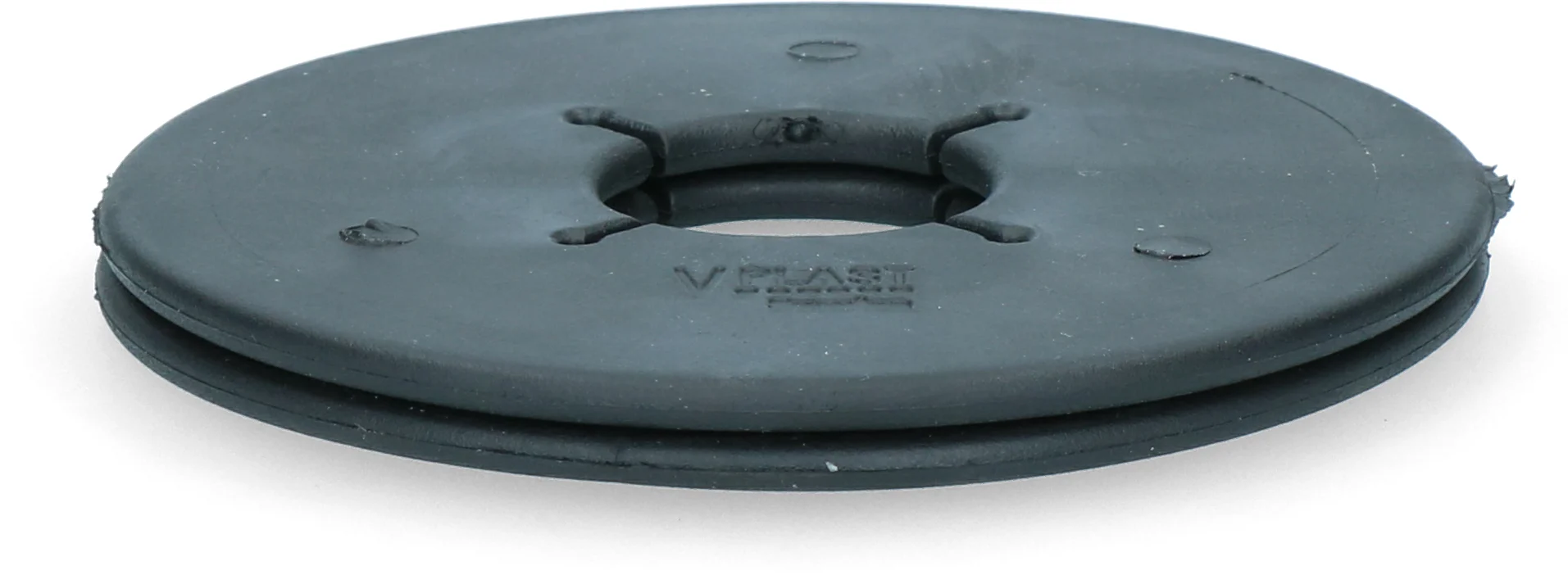 Trensenscheiben aus TPE 90 mm Schwarz, 2 Stück – Vplast – Bild 2