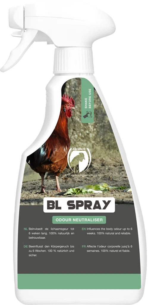 BLOE0501.png Geruchsneutralisierer für Geflügel, Spray 500 ml – Excellent BL Spray – Bild 1