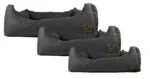 Hundebett mit imprägnierter Oberseite und rutschhemmender Unterseite, Schwarz S 65 x 55 cm – Bodyguard Sofa Bed – Bild 2